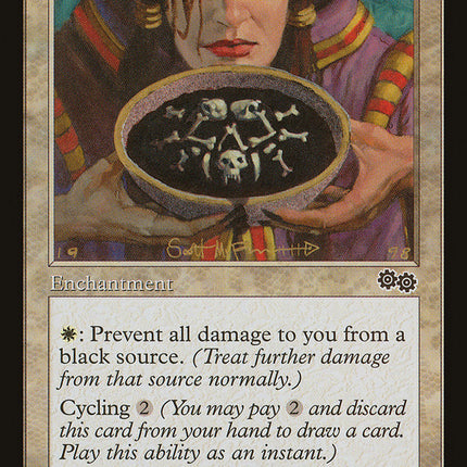 Rune of Protection: Black [Urza's Saga]