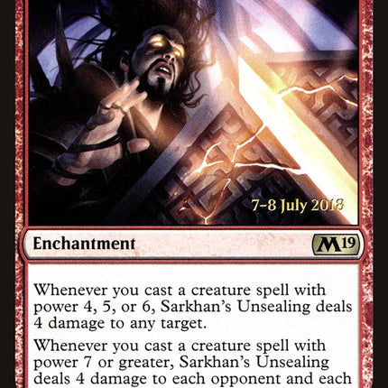 Sarkhan's Unsealing [Core Set 2019 Prerelease Promos]