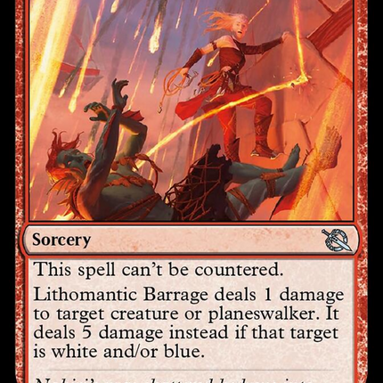 Lithomantic Barrage [March of the Machine]
