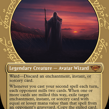 Saruman of Many Colors (Showcase) (Surge Foil) [The Lord of the Rings: Tales of Middle-Earth]