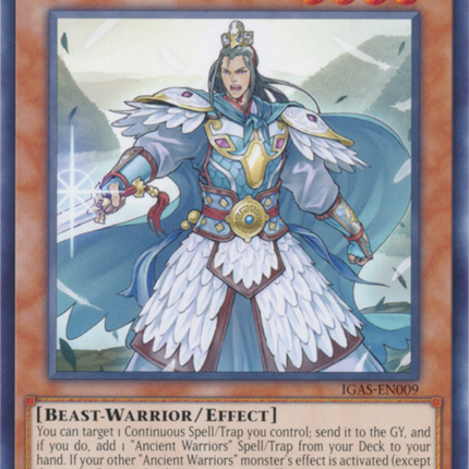 Ancient Warriors - Graceful Zhou Gong [IGAS-EN009] Rare