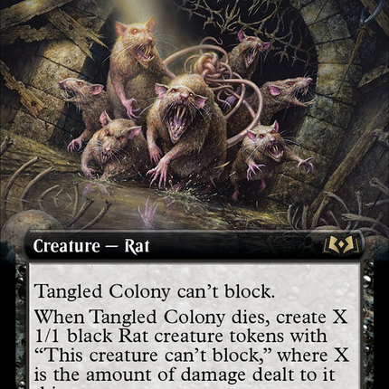 Tangled Colony (Extended Art) [Wilds of Eldraine]