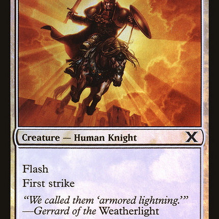 Benalish Knight (Premium Foil) [Tenth Edition]
