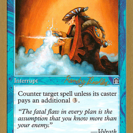 Mana Leak (Randy Buehler) [World Championship Decks 1998]