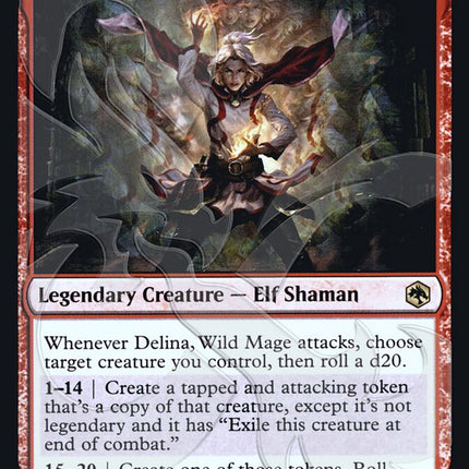 Delina, Wild Mage (Ampersand Promo) [Dungeons & Dragons: Adventures in the Forgotten Realms Promos]