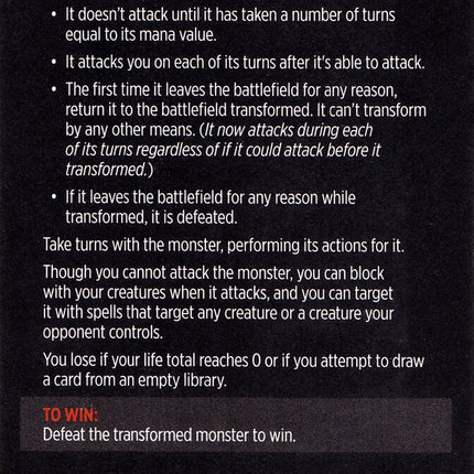 Monster of The Week (Magic Minigame) [Innistrad: Crimson Vow Minigame]