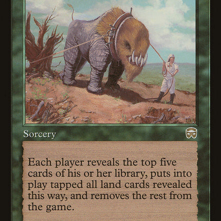 Clear the Land [Mercadian Masques]