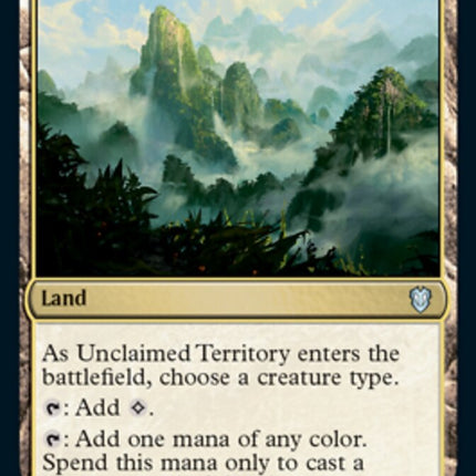 Unclaimed Territory [Innistrad: Crimson Vow Commander]
