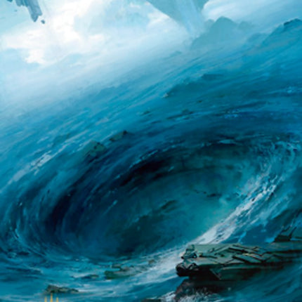 Island 3 Art Card (Gold-Stamped Signature) [Zendikar Rising Art Series]