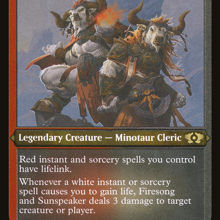 Firesong and Sunspeaker (Foil Etched) [Multiverse Legends]