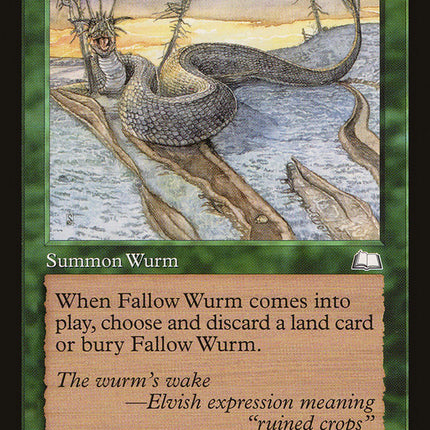 Fallow Wurm [Weatherlight]
