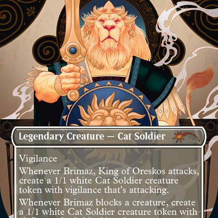 Brimaz, King of Oreskos (Borderless) [Secret Lair Drop Series]