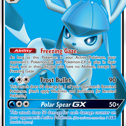 Glaceon GX (141/156) [Sun & Moon: Ultra Prism]