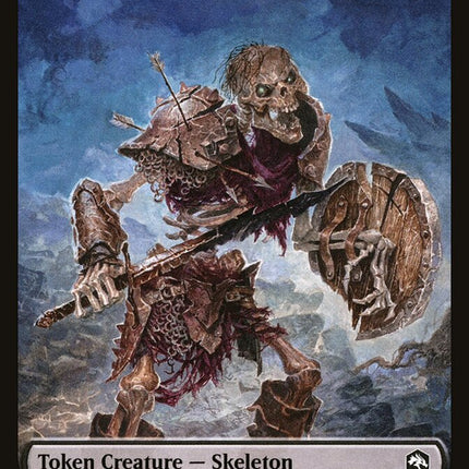 Illusion // Skeleton Double-Sided Token [Dungeons & Dragons: Adventures in the Forgotten Realms Commander Tokens]
