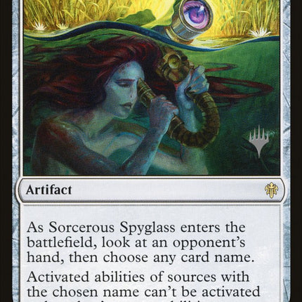 Sorcerous Spyglass (Promo Pack) [Throne of Eldraine Promos]