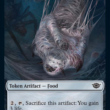 Food // Wraith Double-Sided Token [The Lord of the Rings: Tales of Middle-Earth Commander Tokens]