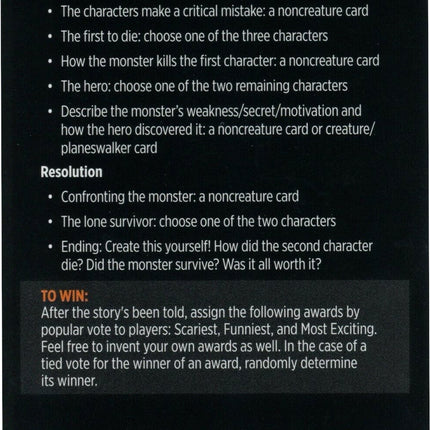 Into the Story: Horror Edition (Magic Minigame) [Innistrad: Midnight Hunt Minigame]