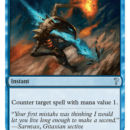 Mental Misstep (White Border) [Mystery Booster 2]