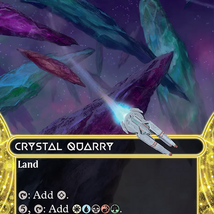 Crystal Quarry (0010) (Borderless) [Edge of Eternities: Stellar Sights]
