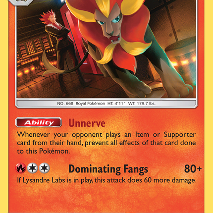 Pyroar (19/131) [Sun & Moon: Forbidden Light]