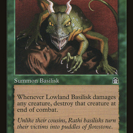 Lowland Basilisk [Stronghold]