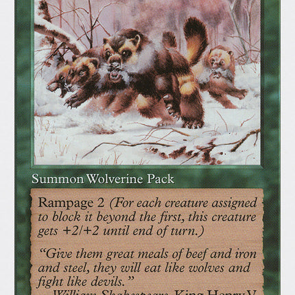 Wolverine Pack [Fifth Edition]