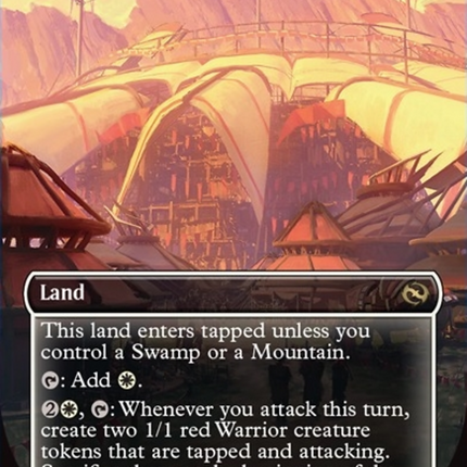 Dalkovan Encampment (Borderless) [Tarkir: Dragonstorm]