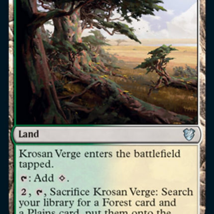 Krosan Verge [Innistrad: Midnight Hunt Commander]