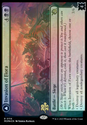 Invasion of Fiora // Marchesa, Resolute Monarch [March of the Machine Prerelease Promos]