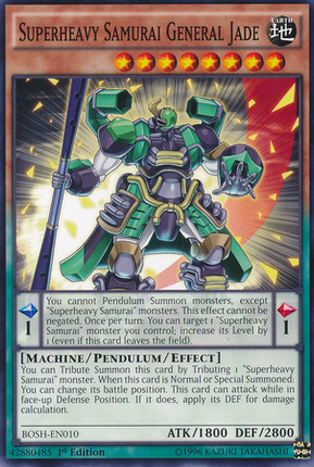 Superheavy Samurai General Jade [BOSH-EN010] Common