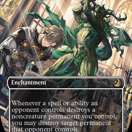 Karmic Justice (Anime Borderless) (Confetti Foil) [Wilds of Eldraine: Enchanting Tales]