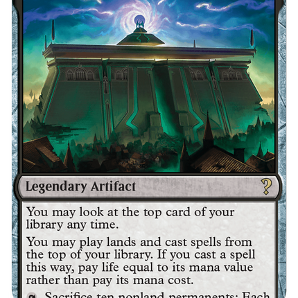 Bolas's Citadel (White Border) [Mystery Booster 2]