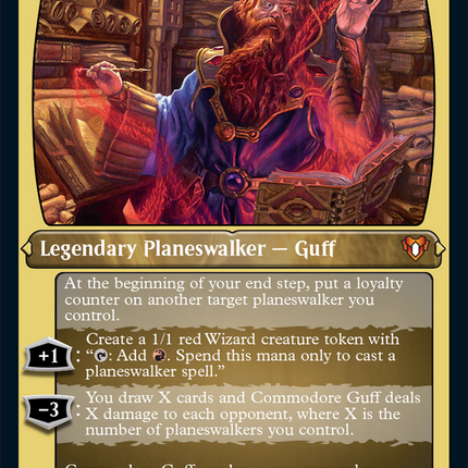 Commodore Guff (Display Commander) (Foil Etched) [Commander Masters]
