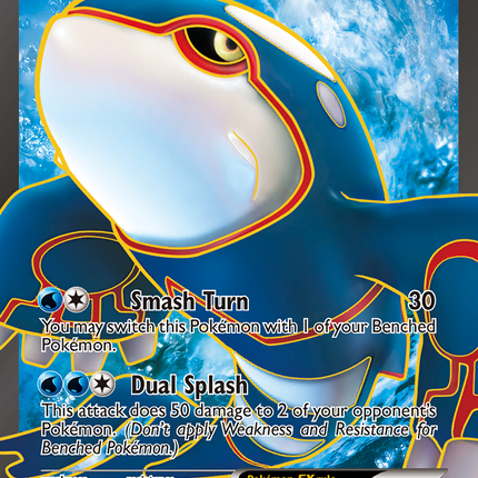 Kyogre EX (104/108) [Black & White: Dark Explorers]