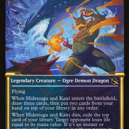 Hidetsugu and Kairi (Showcase Planar Booster Fun) [March of the Machine]