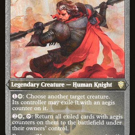 Livio, Oathsworn Sentinel (Etched) [Commander Legends]