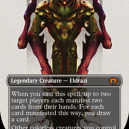 Kozilek, the Broken Reality (Borderless) (Serialized) [Modern Horizons 3]