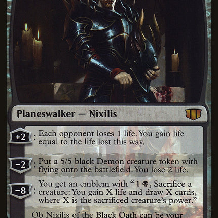 Ob Nixilis of the Black Oath (Oversized) [Commander 2014 Oversized]