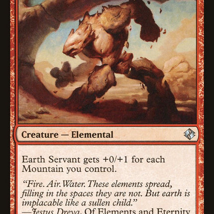 Earth Servant [Duel Decks: Venser vs. Koth]