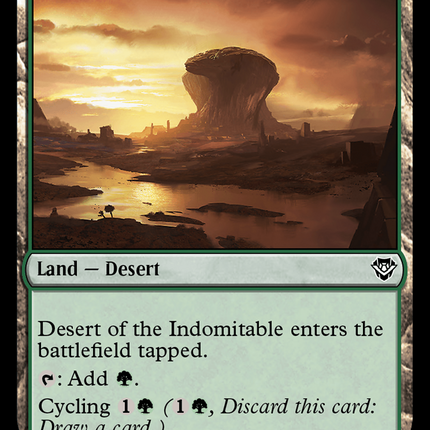 Desert of the Indomitable [Outlaws of Thunder Junction Commander]
