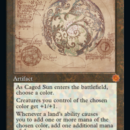 Caged Sun (Retro Schematic) [The Brothers' War Retro Artifacts]