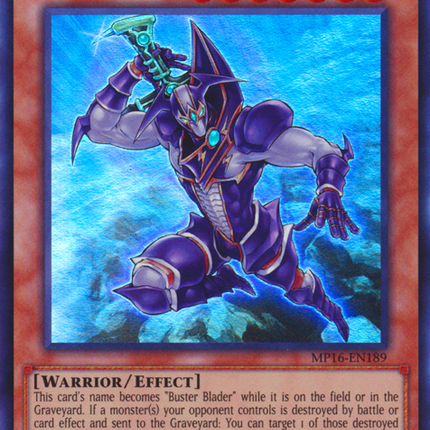 Buster Blader, the Destruction Swordmaster [MP16-EN189] Ultra Rare