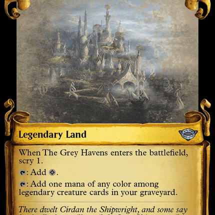 The Grey Havens [The Lord of the Rings: Tales of Middle-Earth Showcase Scrolls]