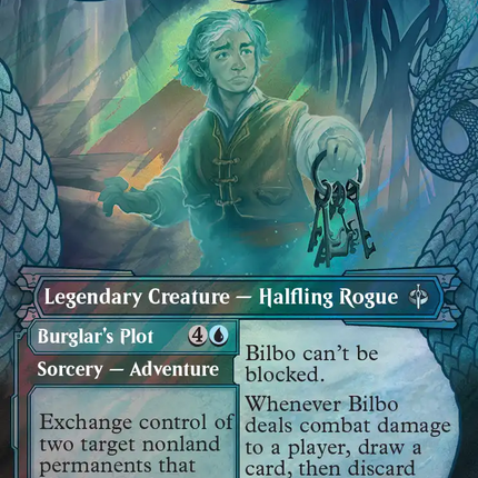 Bilbo, Luckwearer (Showcase) (Surge Foil) [The Hobbit]