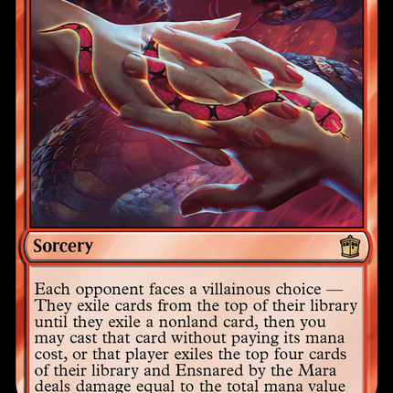 Ensnared by the Mara (Surge Foil) [Doctor Who]