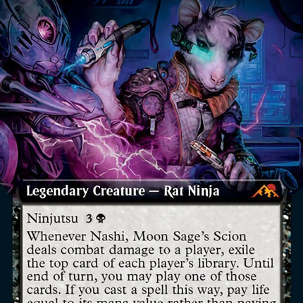 Nashi, Moon Sage's Scion (Extended Art) [Kamigawa: Neon Dynasty]