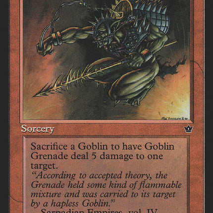 Goblin Grenade (Ron Spencer) [Fallen Empires]