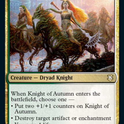Knight of Autumn [Dungeons & Dragons: Adventures in the Forgotten Realms Commander]
