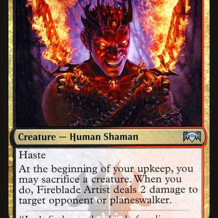Fireblade Artist [Ravnica Allegiance]