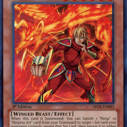 Red Dragon Ninja [ABYR-EN082] Super Rare